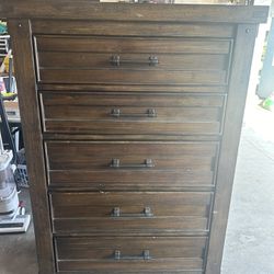 five Drawer Dresser, Chest Of Drawers