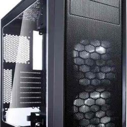 Fractal Design Focus G ATX, microATX, Mini-ITX Black Chassis with Acrylic Window Mid Tower PC Case