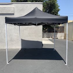 (Brand New) $110 Outdoor 10x10 FT EZ PopUp Party Tent Patio Canopy Shelter w/ Carry Bag (Black/Red)