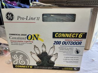 4 Boxes GE Pro-Line Outdoor Commercial Grade Christmas Lights New