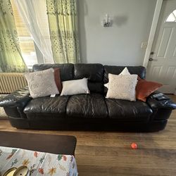 2 couches and two lamp tables for sale. 