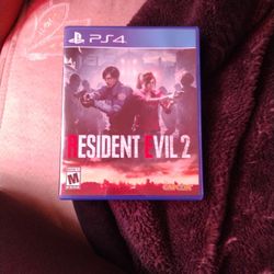 PS4 Resident Evil 2 