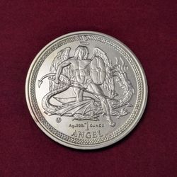 Silver .999 Coin 1oz. Isle Of Man Angel 2014