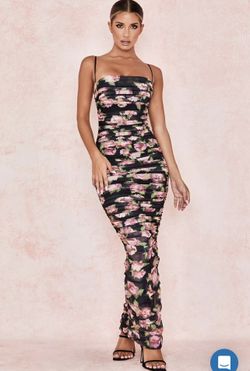 HOUSE OF CB FORNANINA Black floral 