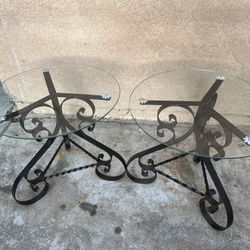 20” Glass Tables 