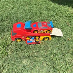 Little Tikes Car Carrier And Race Car