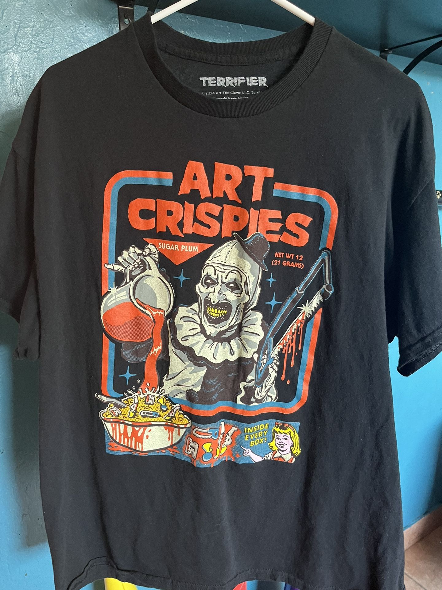 Art Crispies (Terrifier) Shirt XL Pickup Only