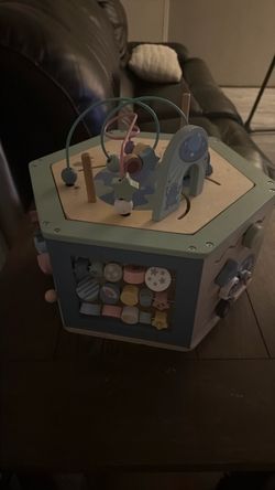 Wooden Activity cube
