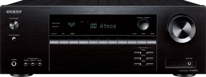New Onkyo TX-SR393 5.2-Channel Atmos A/V Receiver
