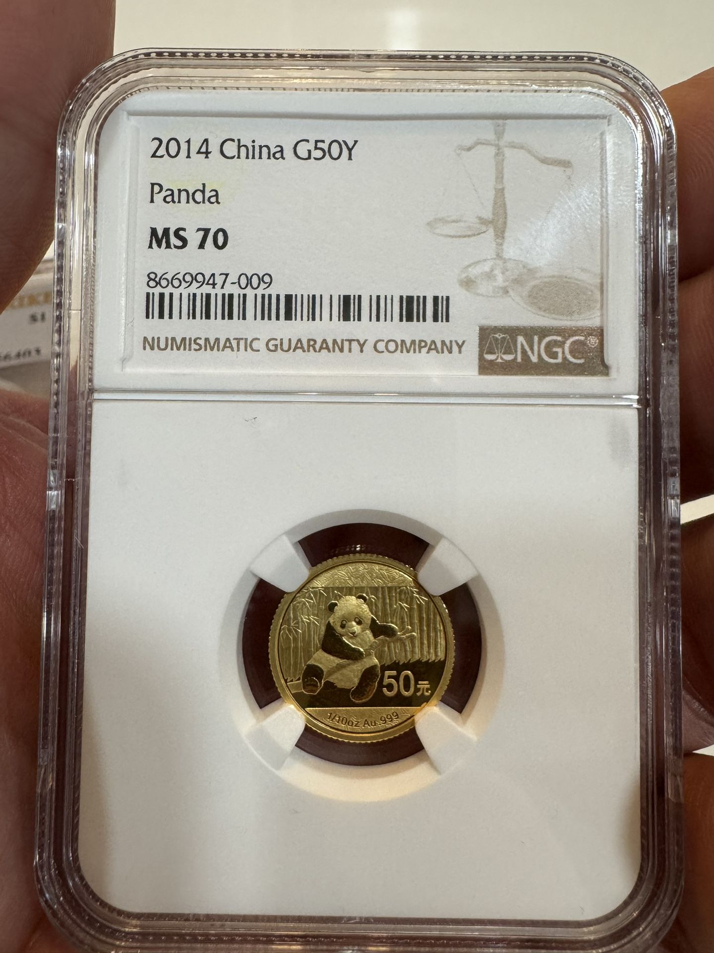 2014 CHINA G50Y ( 🐼 PANDA ) MS 70