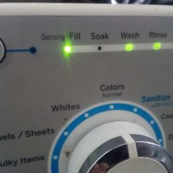 Deep fill GE washing machine