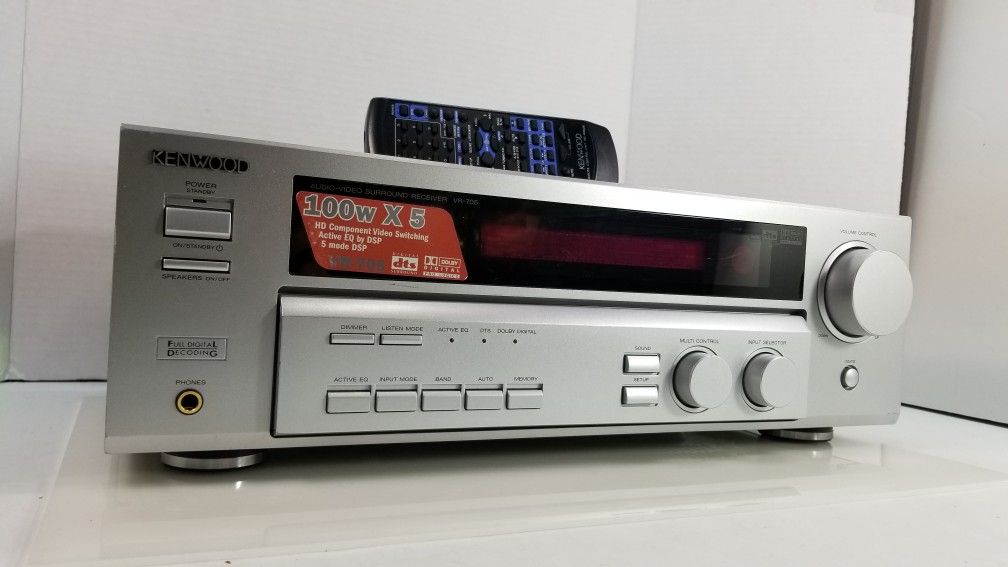 Kenwood VR-705 500W 5.1ch Dolby Surround Sound Home Theater Receiver