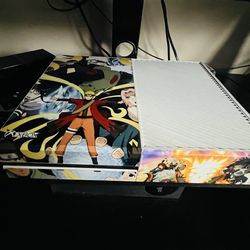 Xbox one with Naruto skin