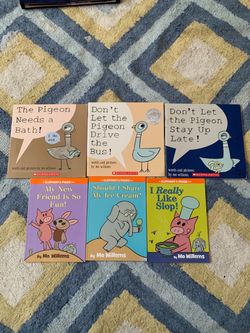 Mo Willems Children's Books Lot of 6