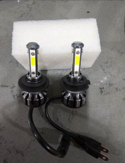 Bright 4 Side Mini LED Lights H7 Clear White LED Lights. 6000k.