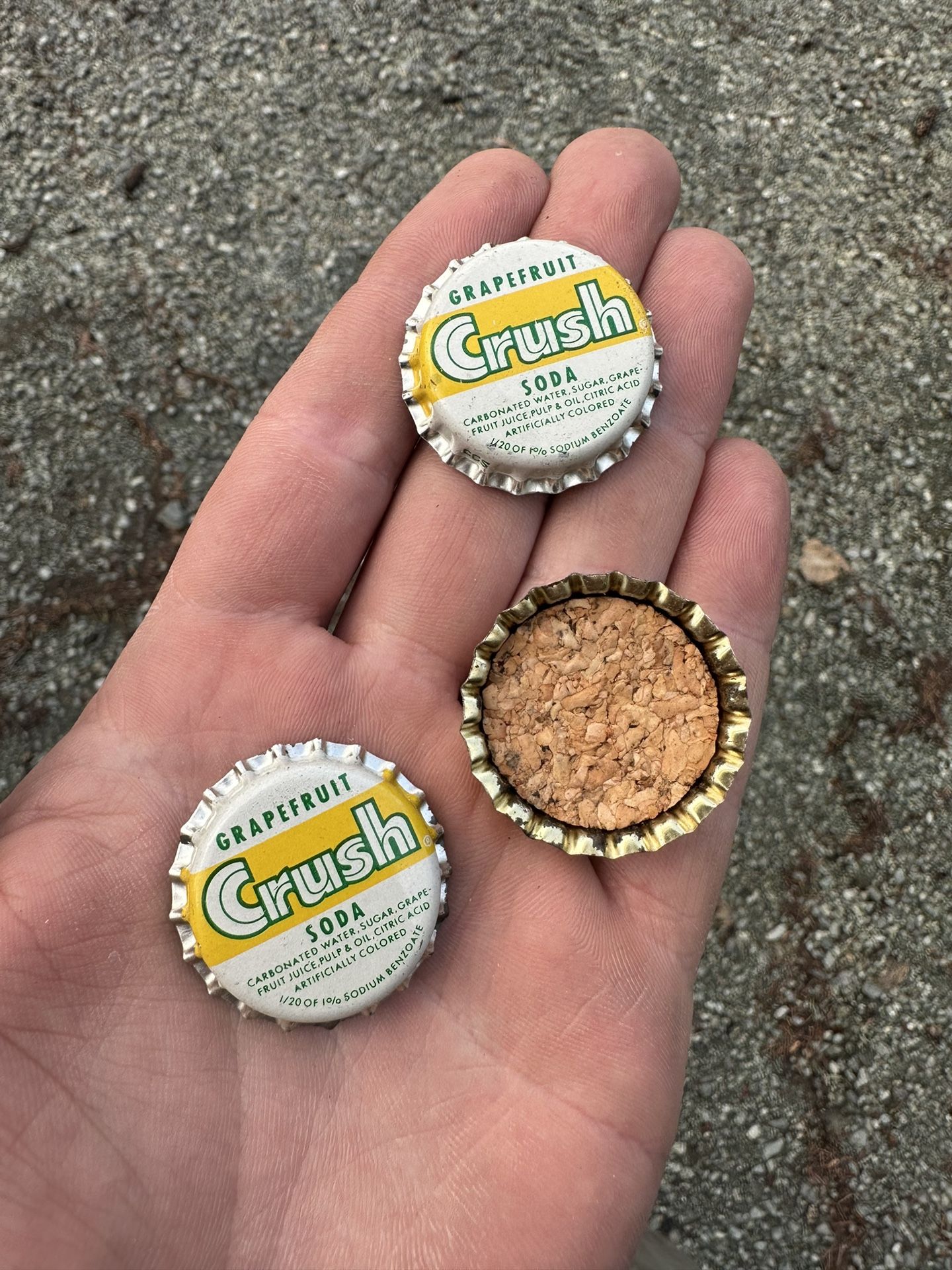 Grapefruit Crush Cork Lined Caps