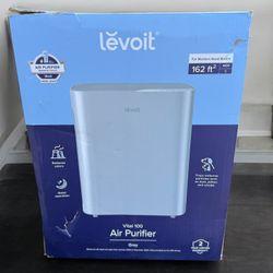 LEVOIT Vital 100 Air Purifier Grey | Large Room | Washable Filter | NEW Open Box