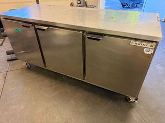 Beverage-Air 3-Door Commercial Stainless refrigerator