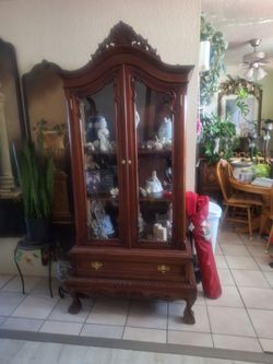 Vintage glass cabinet