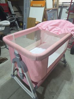 Pink bassinet