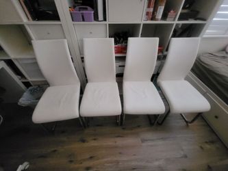 4 dining or waiting room chairs