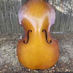 UPRIGHT BASS 1/4 MADE IN ROMANIA NEEDS SOME WORK 