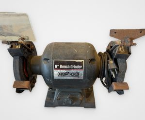 Ohio Forge 6" Bench Grinder 1/2 HP 3,500 RPM, Model 510-467 (1985), As-Is