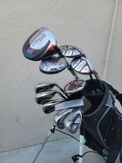 Callaway Diablo Edge Golf Club Set Right Handed W/Callaway Hyper Lite 3.0 Golf Bag