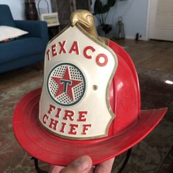 Vintage 1960s Texaco FIre Chief Hat