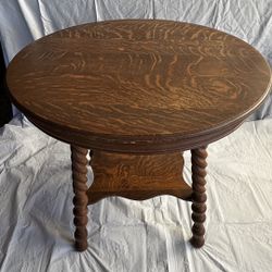 Antique Parlor Lamp Table