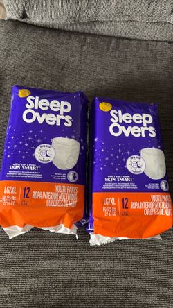 Lg/XL Sleep Overs Pull ups for toddlers !!!