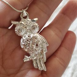925 OWL PENDANT 