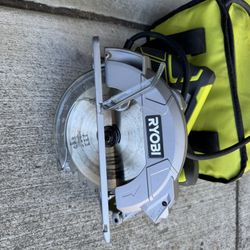 Ryobi Corded 7 1/4 in Circular Saw With EXACTLINE Laser 15 Amp