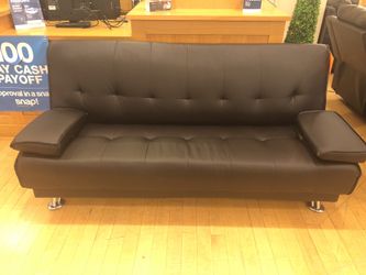 Dark Brown Futon Sofa