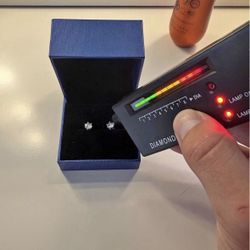 Moissanite 0.5 Stud Earrings 