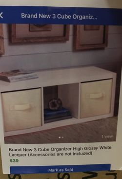 3 Cube Organizer
