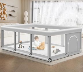 Jaobeem Large Baby Playpen for Babies and Toddlers, Playpen 74×50"