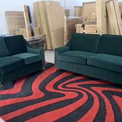 $1199 Brand New Sofa And Loveseat Set Made In The USA 🇺🇸 