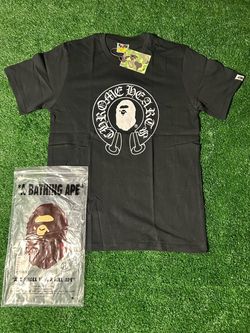 BAPE x Chrome Hearts Black Graphic T-Shirt