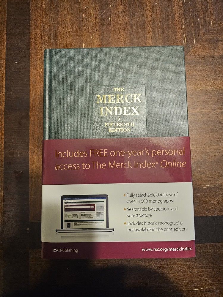 Merck Index 15th Edition NEW