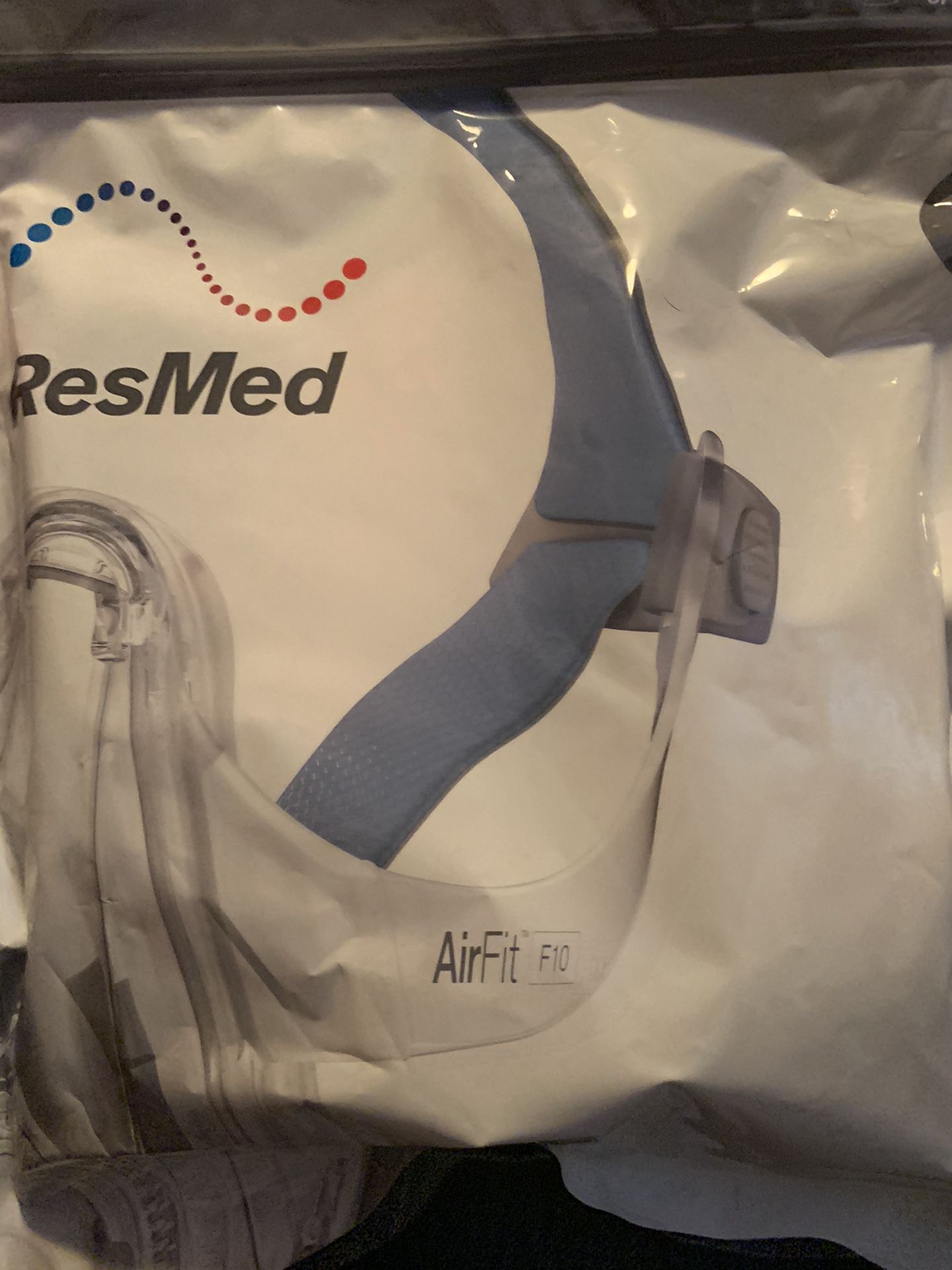 AirFit F10 full face mask for ResMed cpap large still sealed