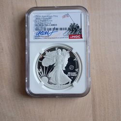 2025p Marines Privy Silver Eagle Pf70 Ultra Cameo