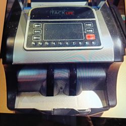 TACK LIFE MODEL NO.   MMC01 ELECTRONIC   MONEY COUNTER MACHINE