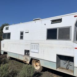Classic 70’s Winnebago RV Trailer Dodge Block 