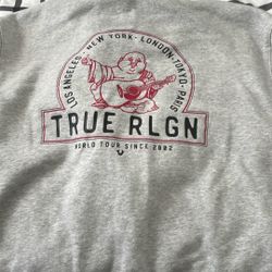 True Religion Hoodie Size Large 