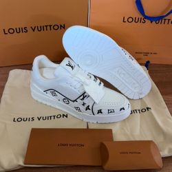 White Monogram Sneakers 