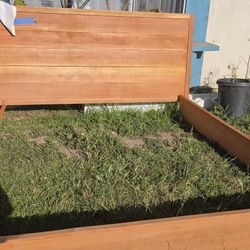 King-size bed frame