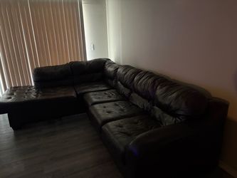 Leather Sectional