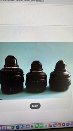 Sony Primes 35-50-85 mm