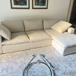 Beige Sofa 